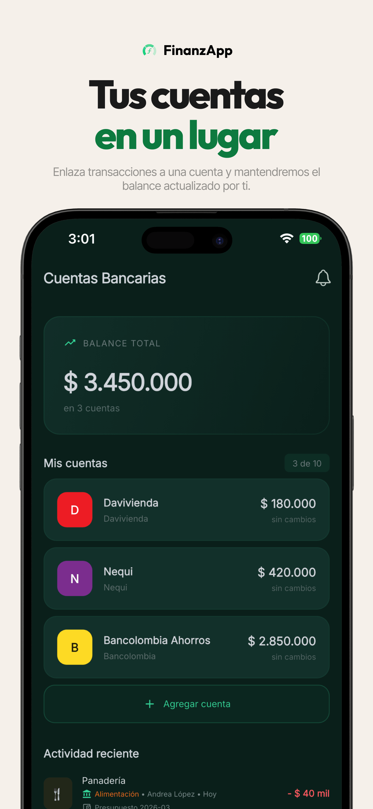 Cuentas bancarias